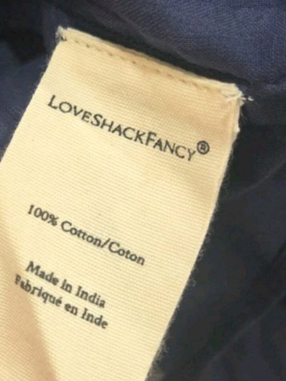 LoveShackFancy Embroidered Cotton Blouse – Blue (Size M) - Picture 8 of 9